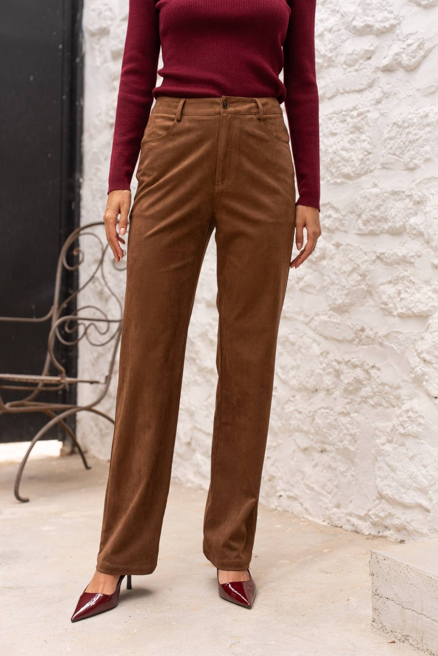 Gabriel suede trousers