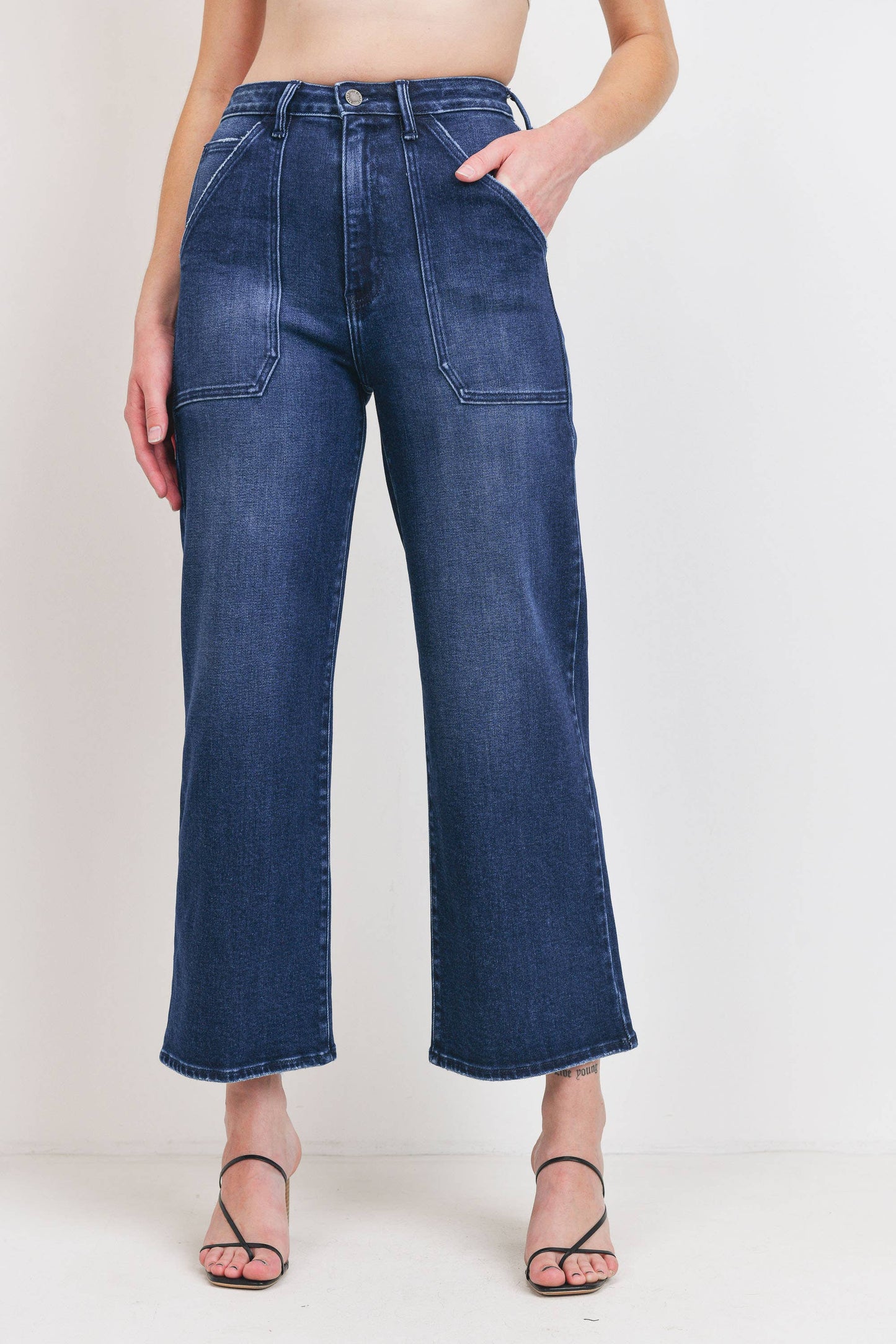 Kyle utility Jean in dark wash - best seller