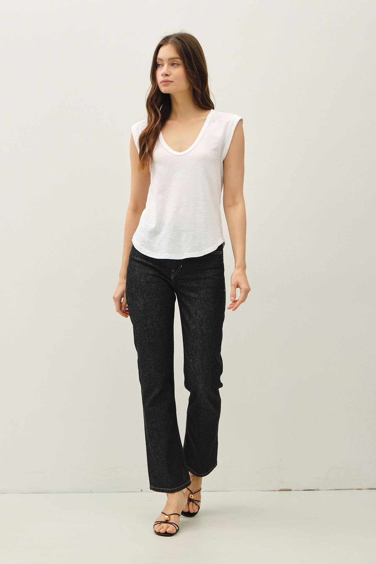 Paperdoll essentials scoop muscle tee