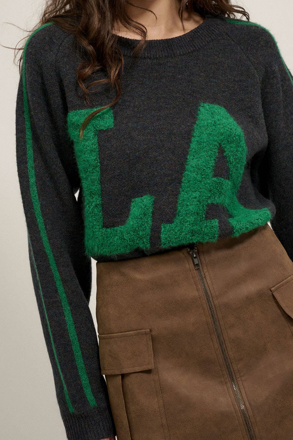 LA varsity knit
