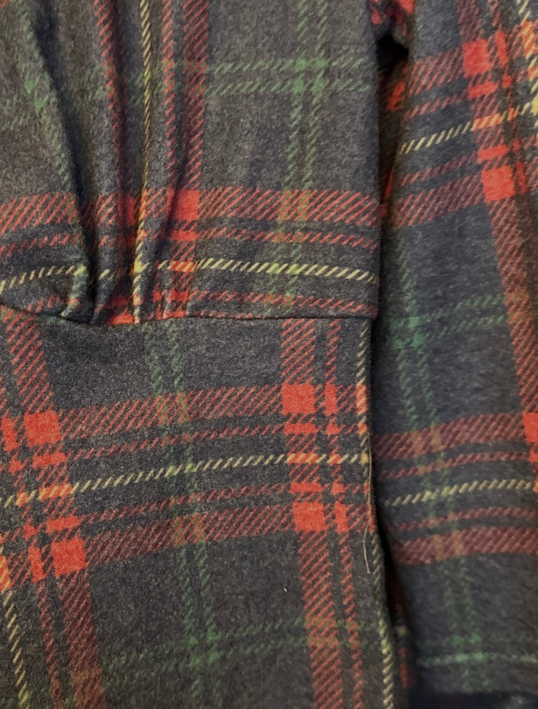 Holly plaid top