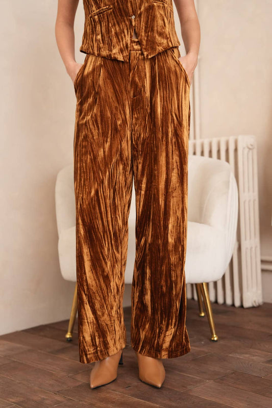 Danny Crushed velvet pants