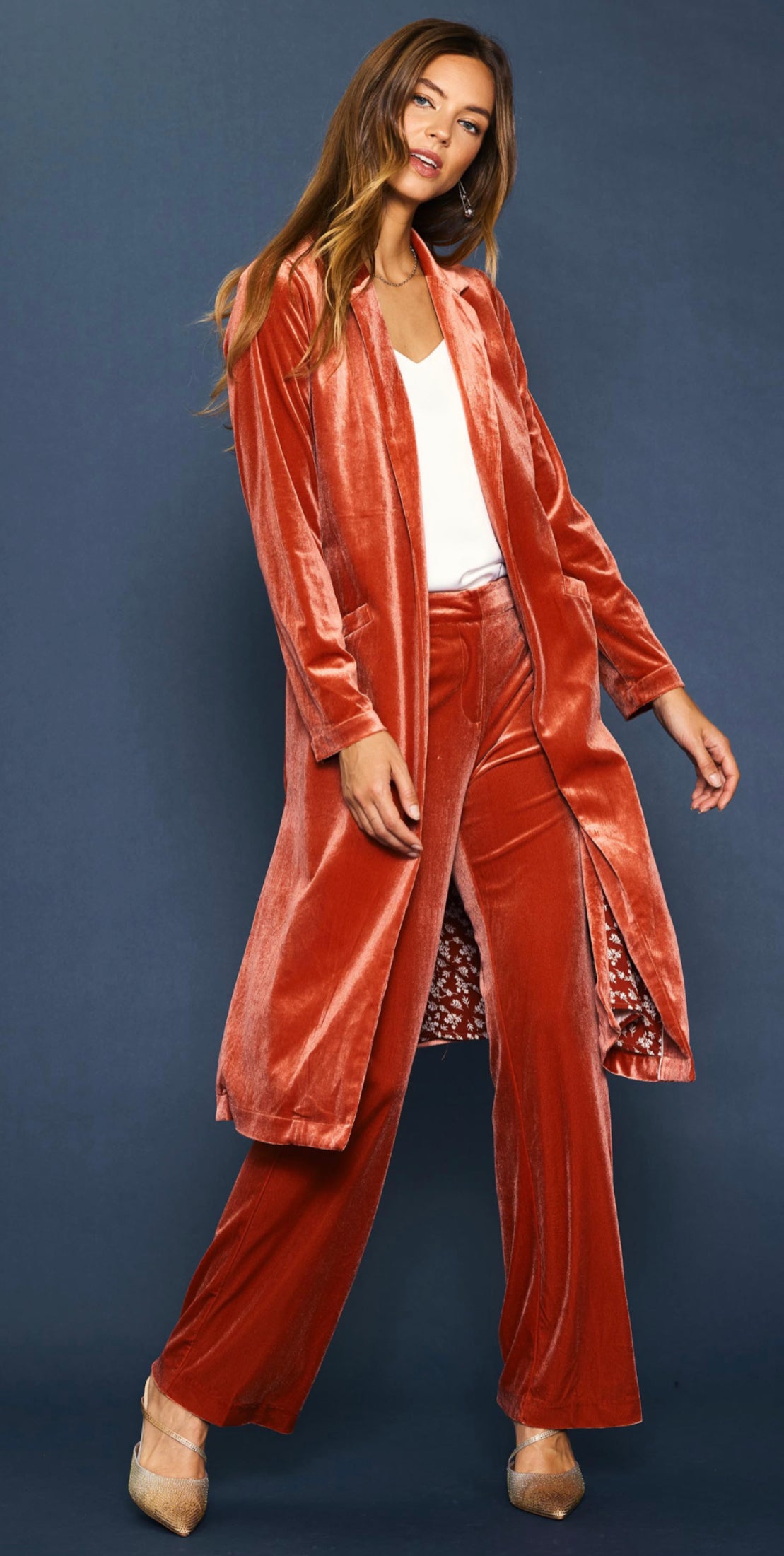 Speak easy velvet trousers(more colors)