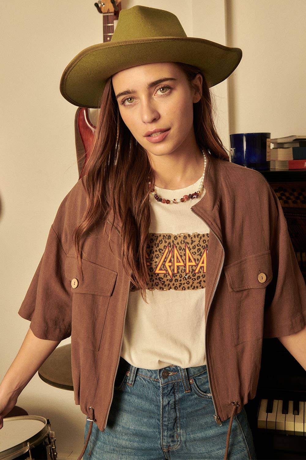 Def Leppard Leopard Print vintage Graphic Tee