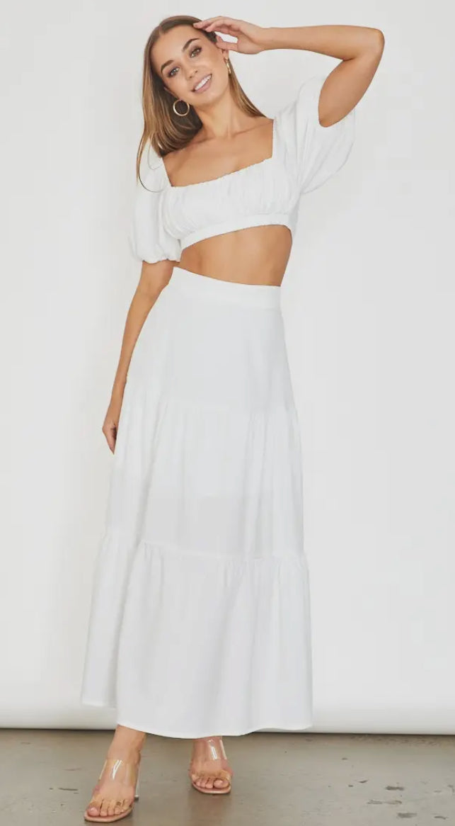 Halle cropped blouse