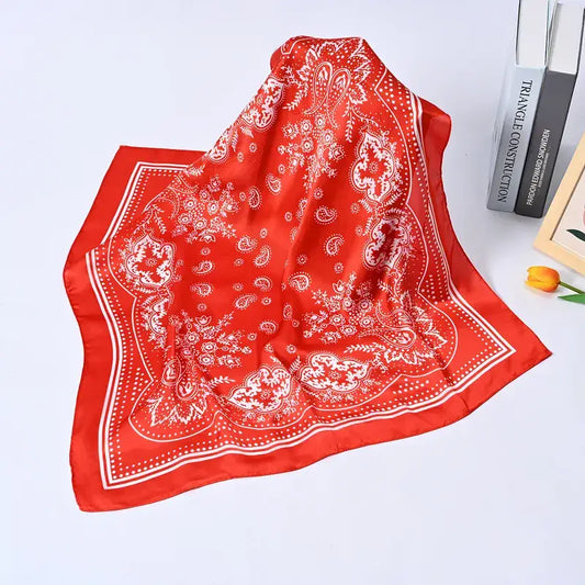 Western silk scarf Bandana Scarf(more colors)