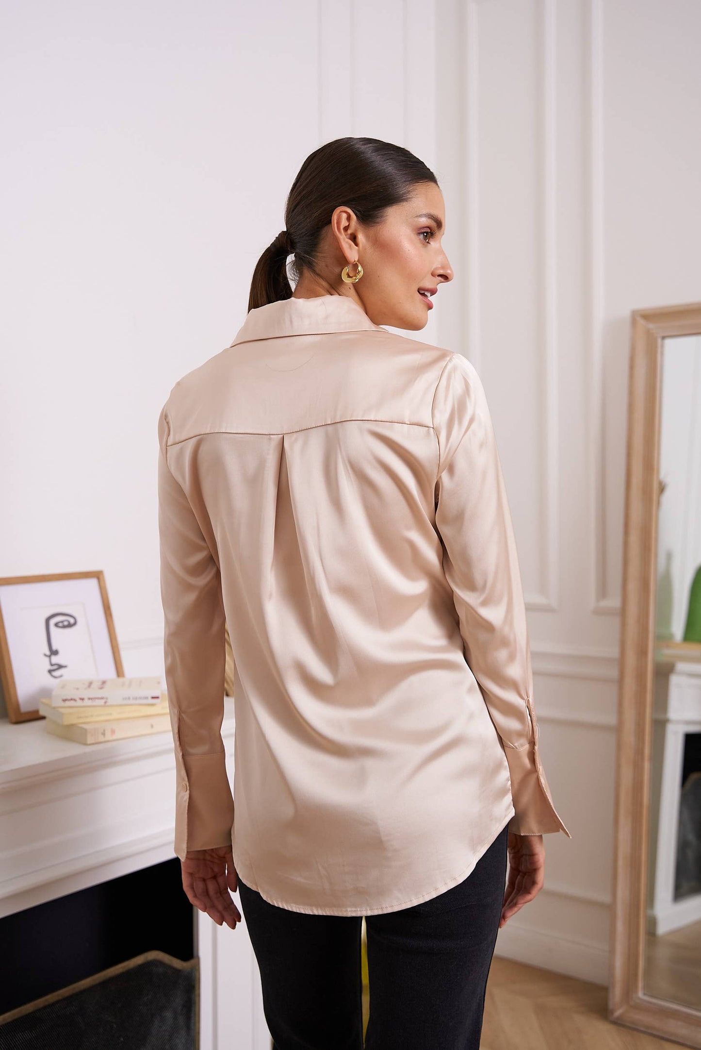 Léa Satin Shirt