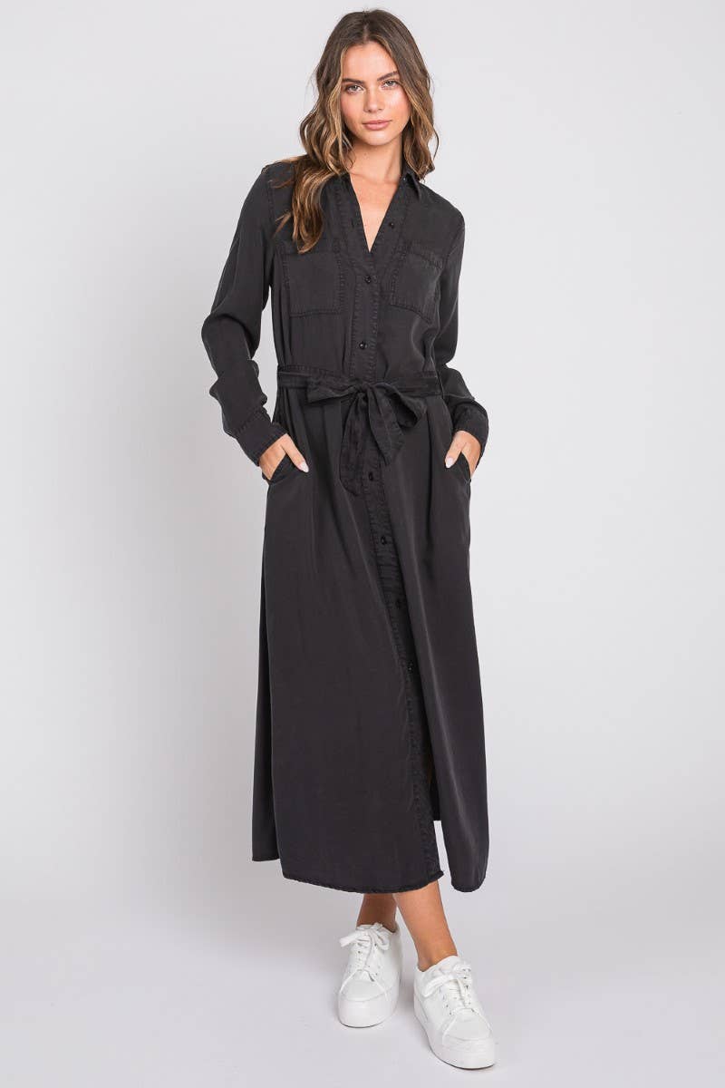 Nicola Denim Shirt Dress