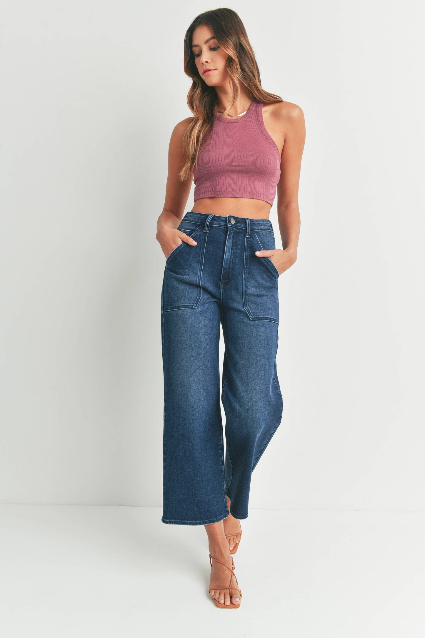 Kyle utility Jean in dark wash - best seller
