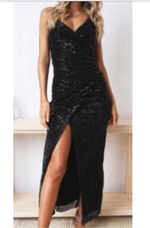 Shareen sequin maxi