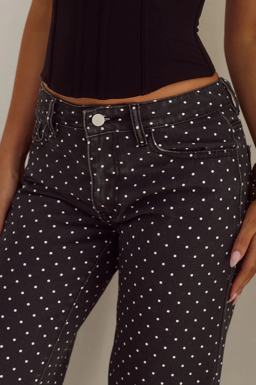 Zavier polka dot jeans