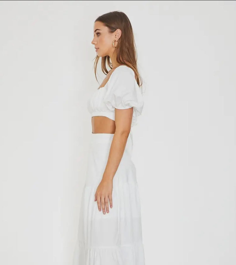 Halle cropped blouse