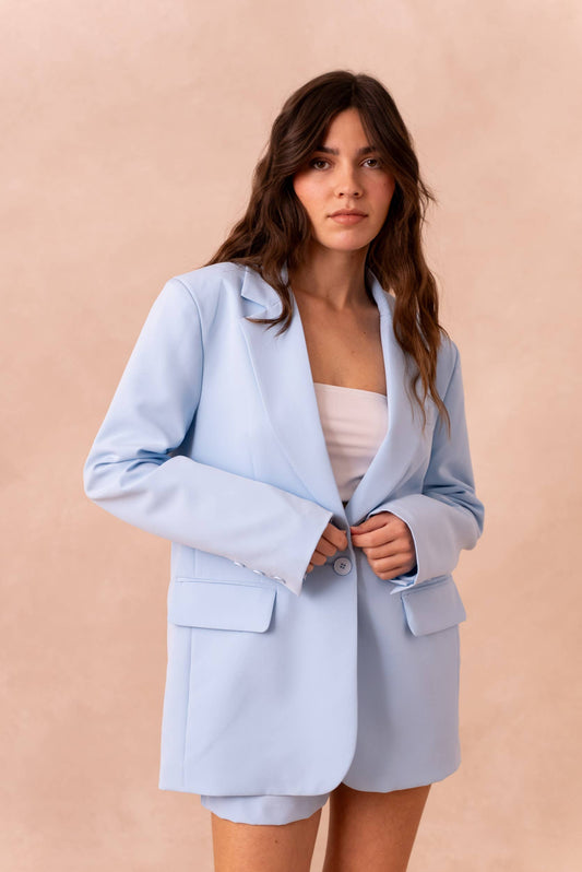Juliette blazer in sky blue