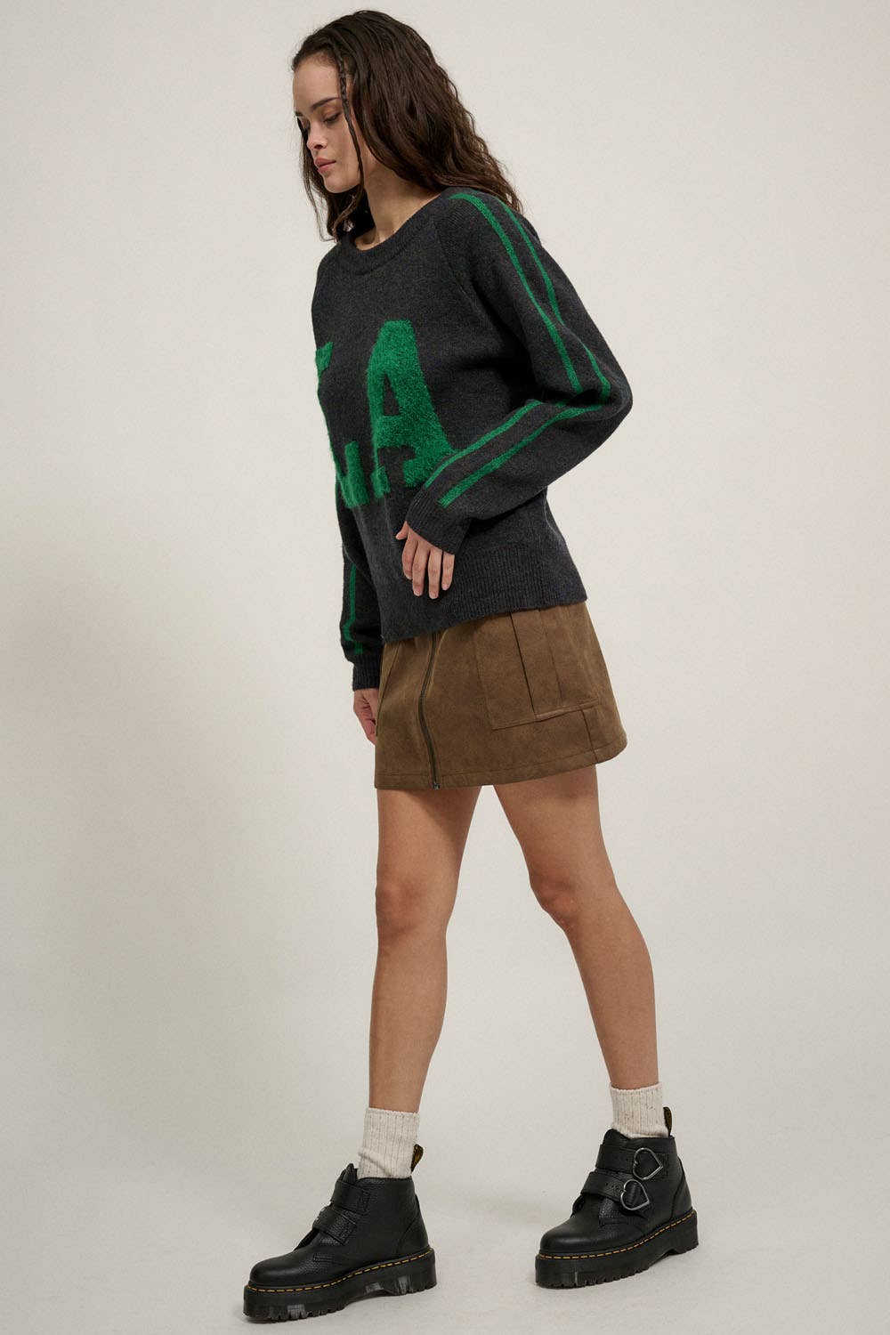 LA varsity knit