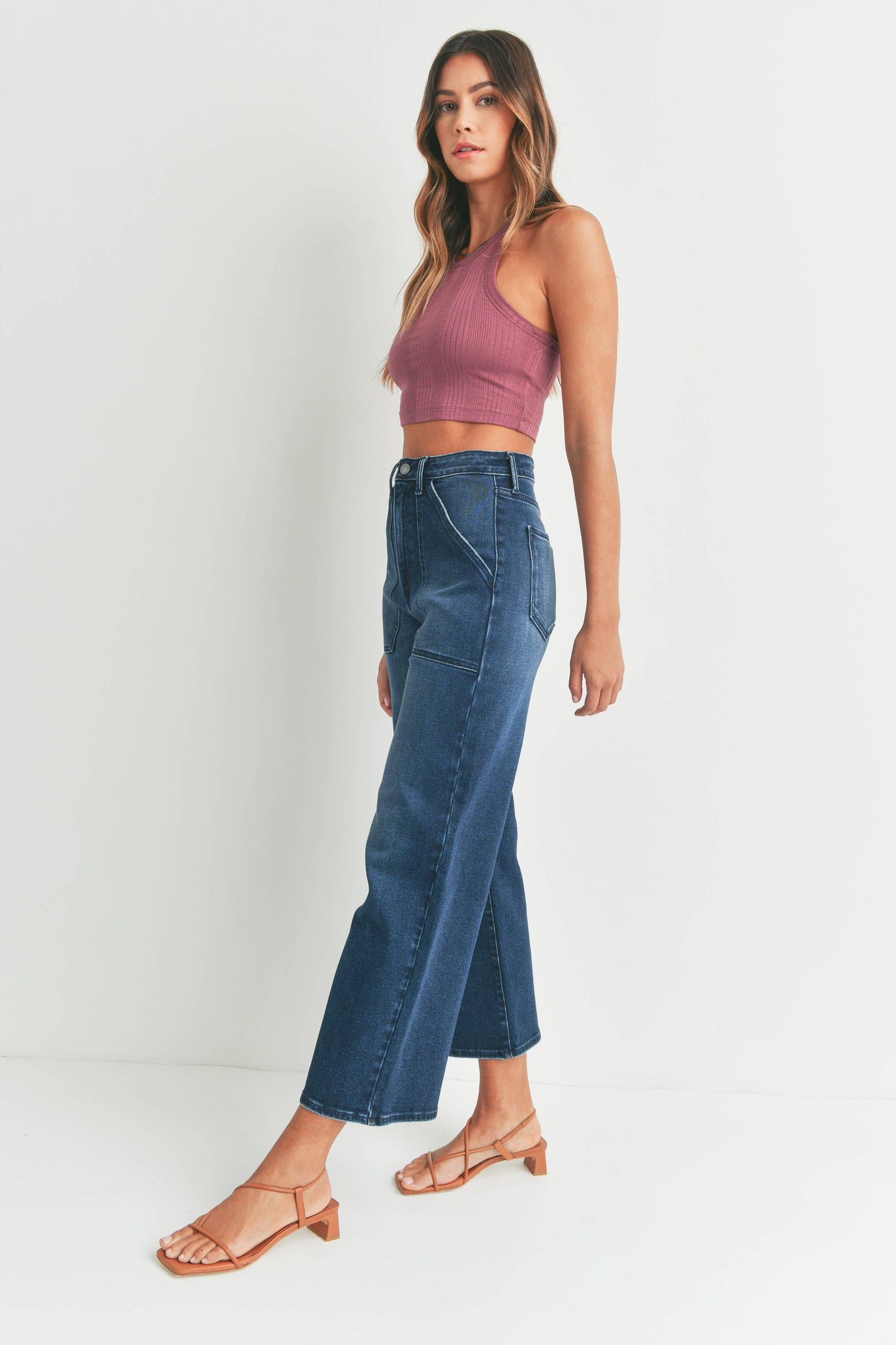 Kyle utility Jean in dark wash - best seller