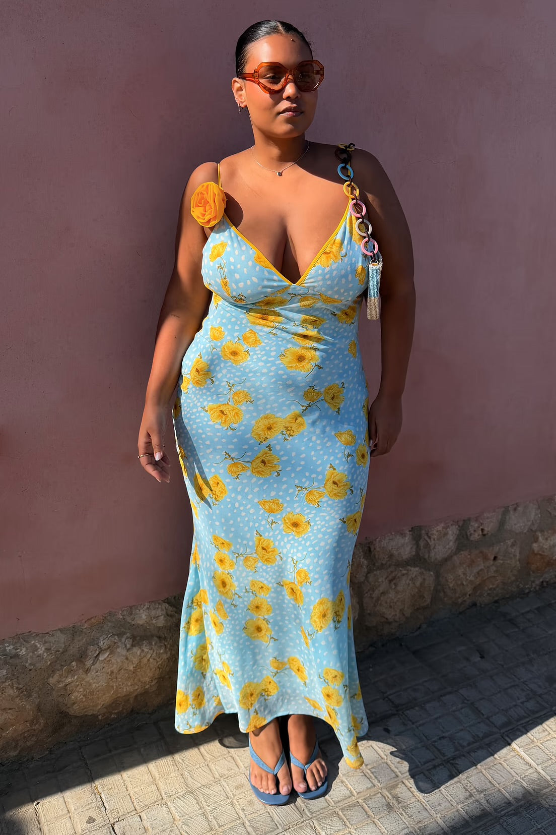 Blue fawn Elisa dress by NFD