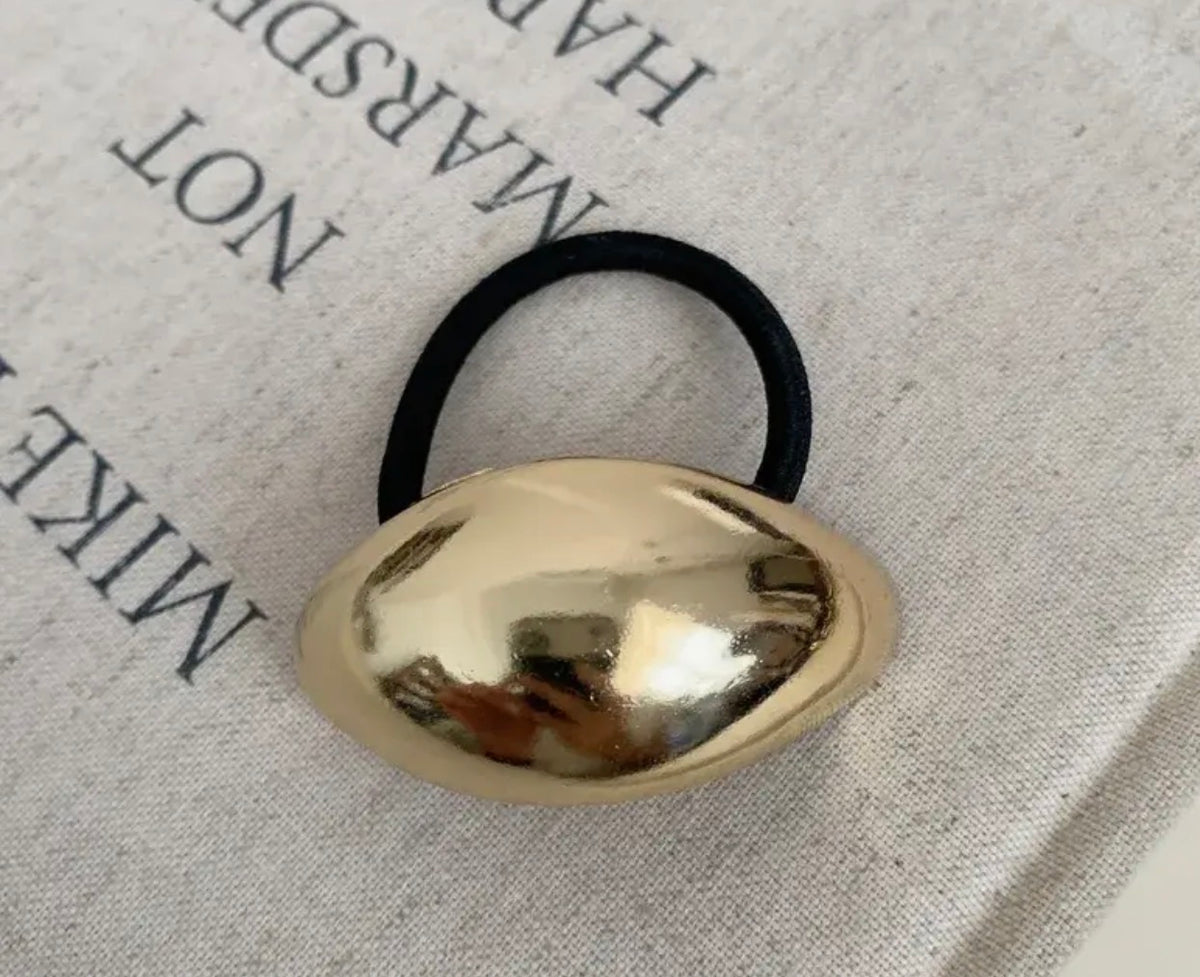Gold Metal Hair Ties