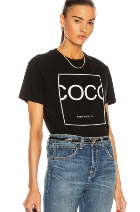 COCO made me do it tee