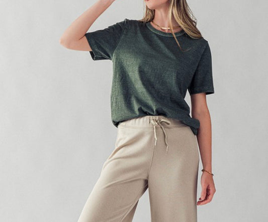 Paperdoll basics tee in washed neutrals