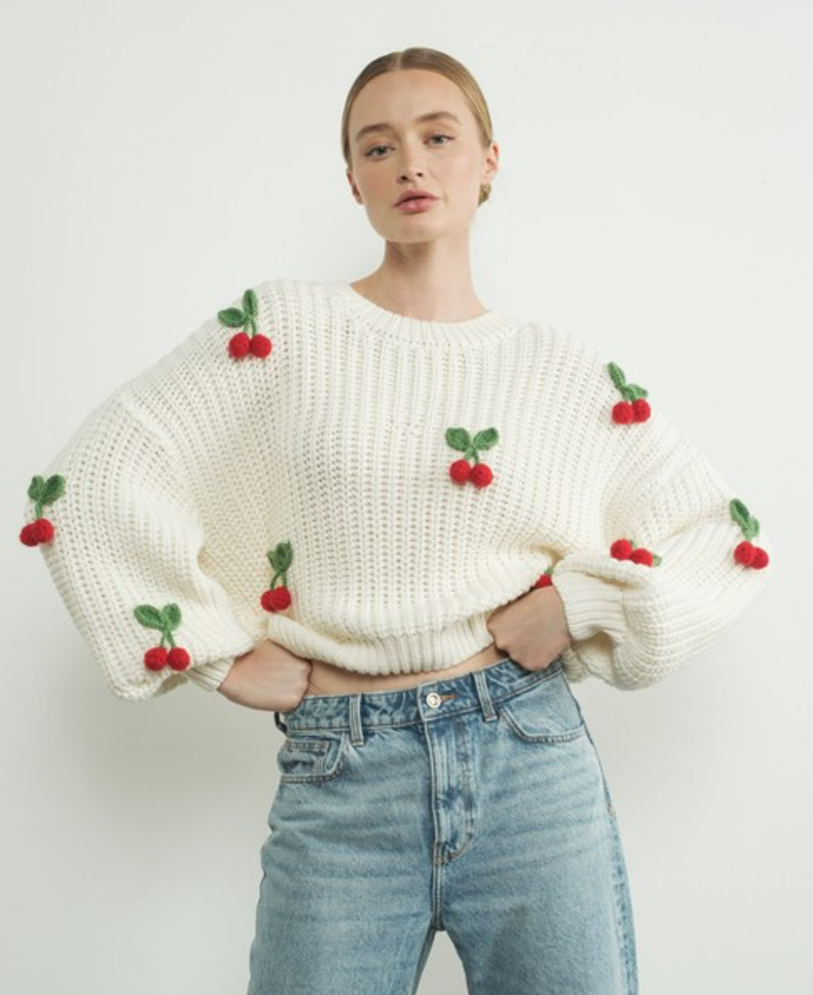 Very cherry knit