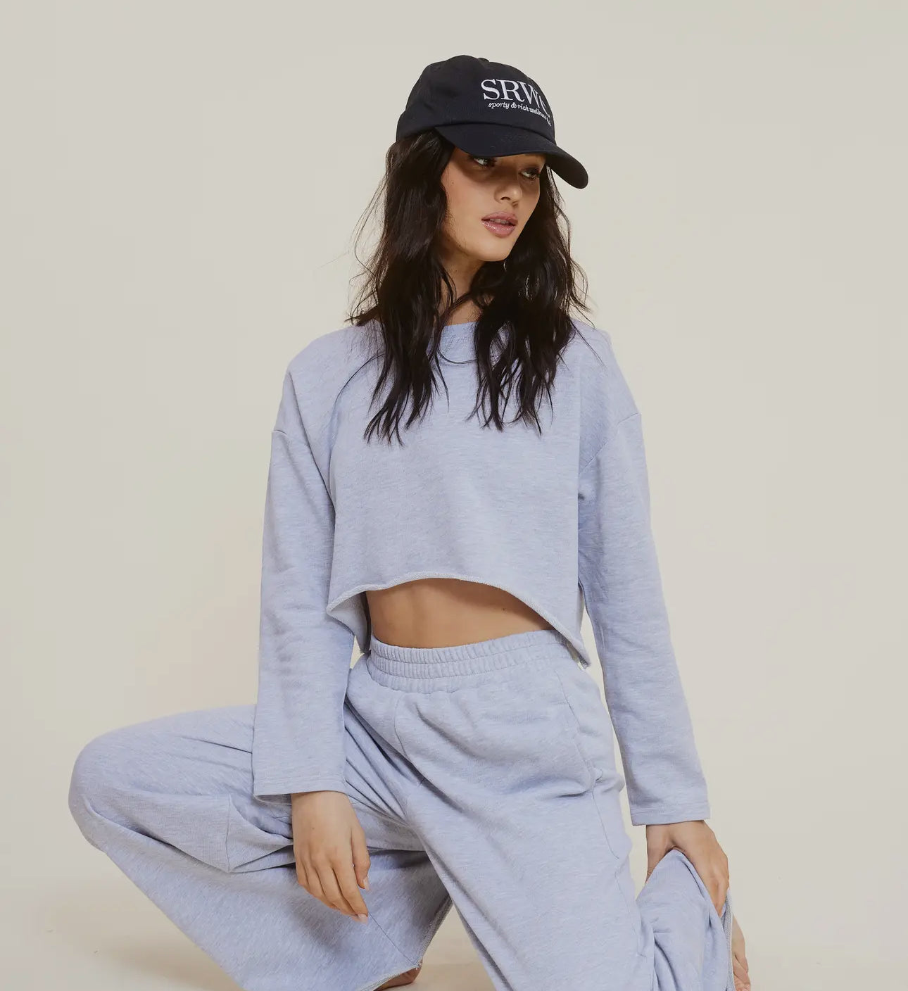 PaperDoll basics cropped sweatshirt(more colors)