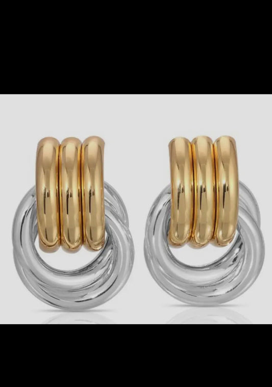 Door knocker earrings more options