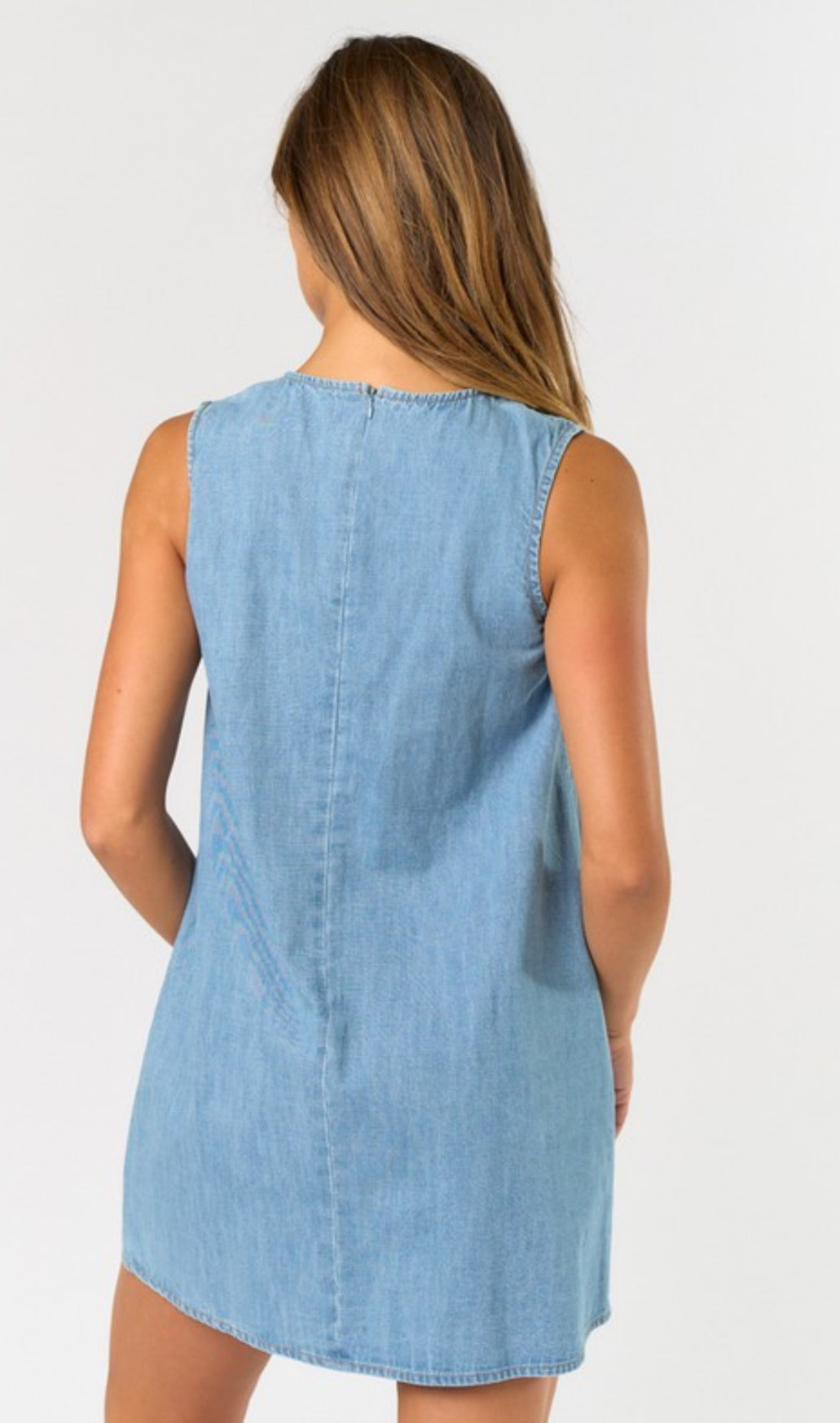 Taylor denim mini dress