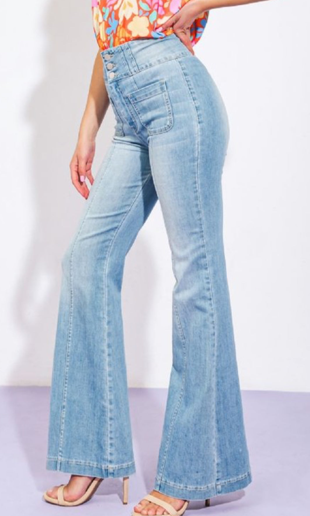 Shayna denim trouser