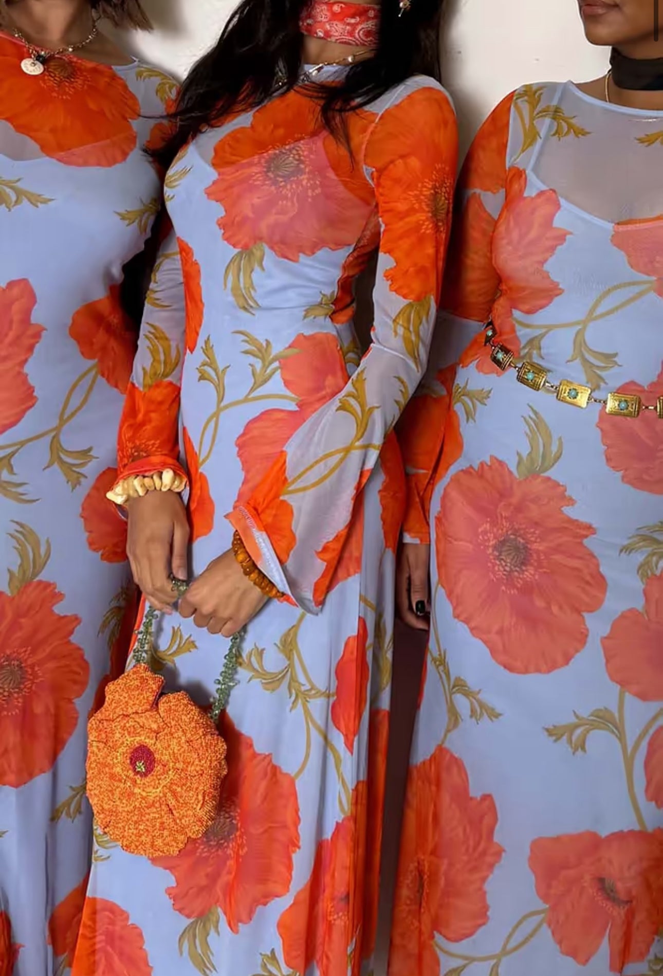 Blue Poppy Aria dress by Never fully Dressed