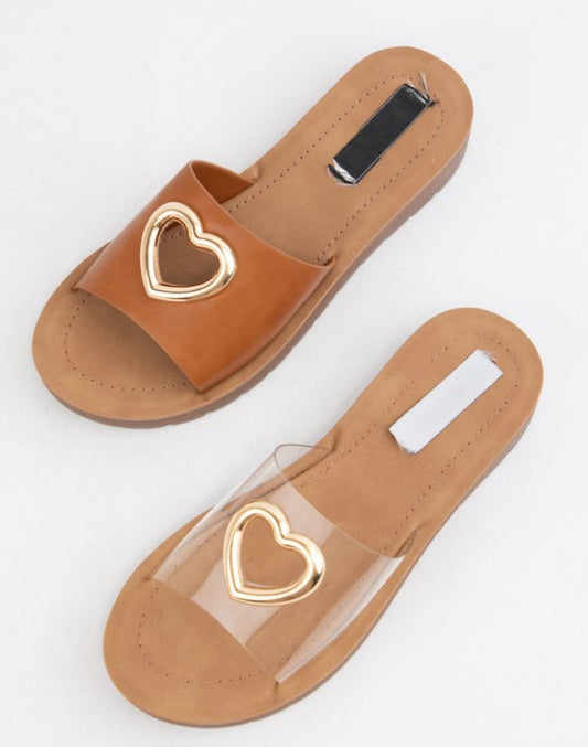 Heart to heart sandals