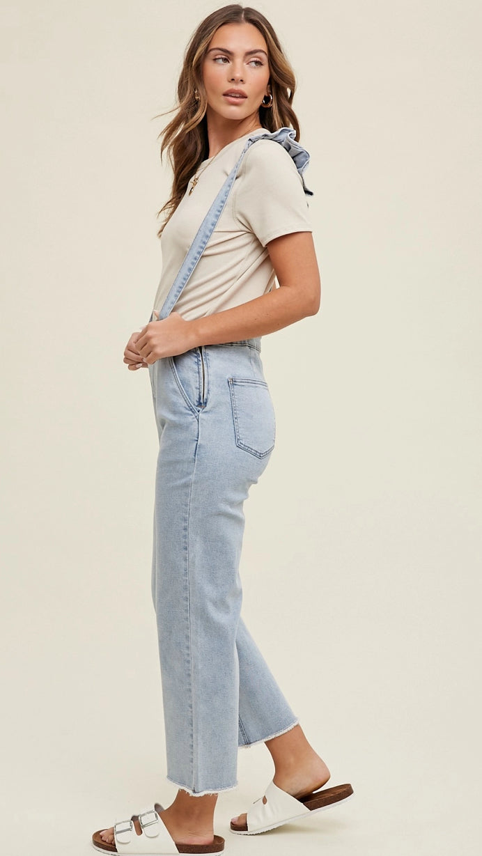 Murray denim overalls