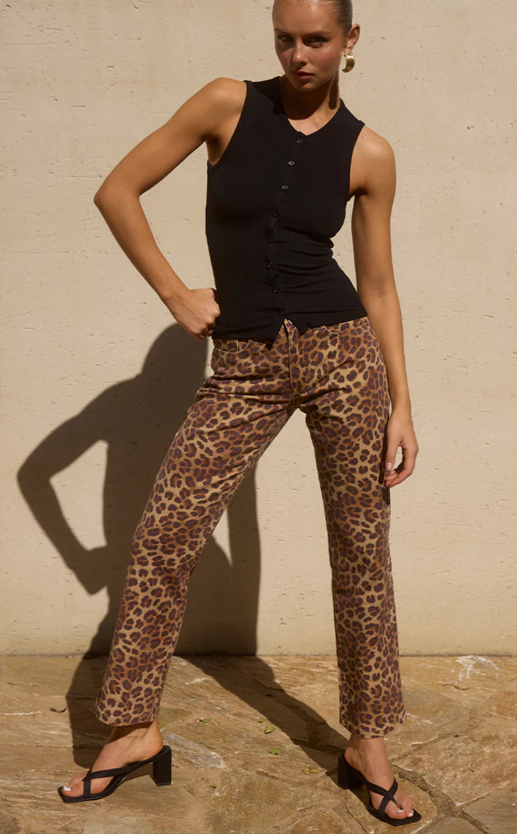 Gigi leopard pant