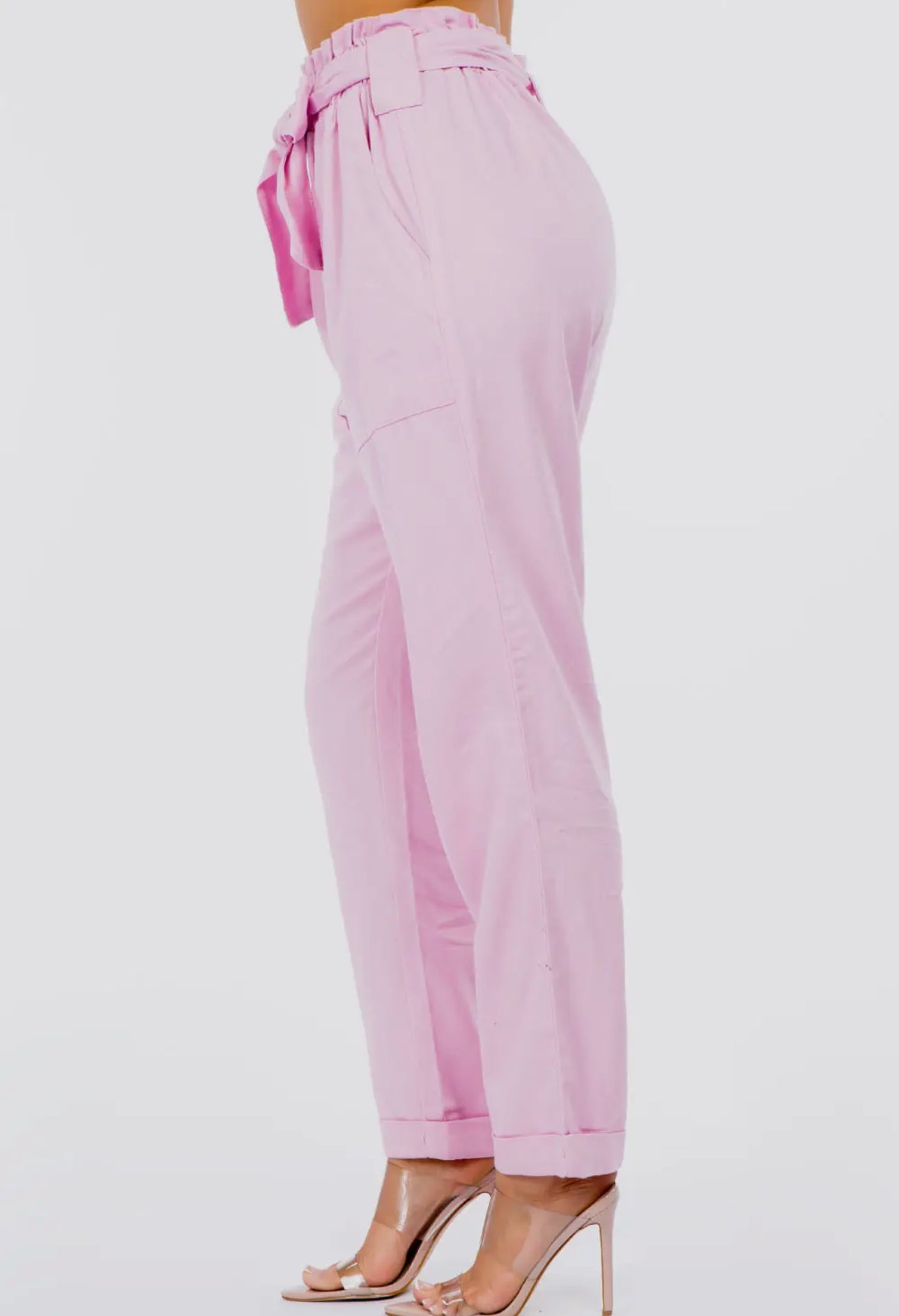 Peony paper bag pants