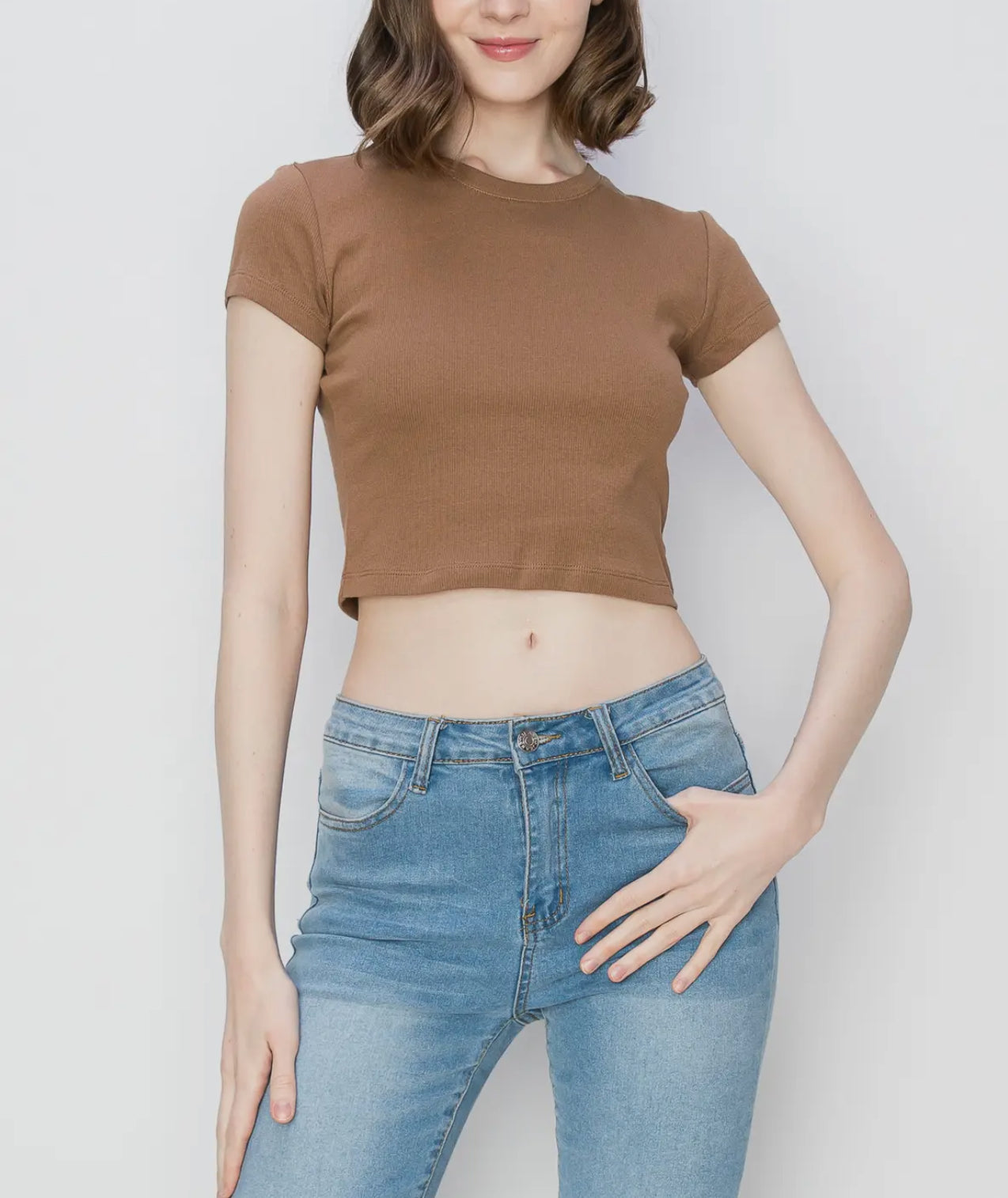 The ribbed baby tee