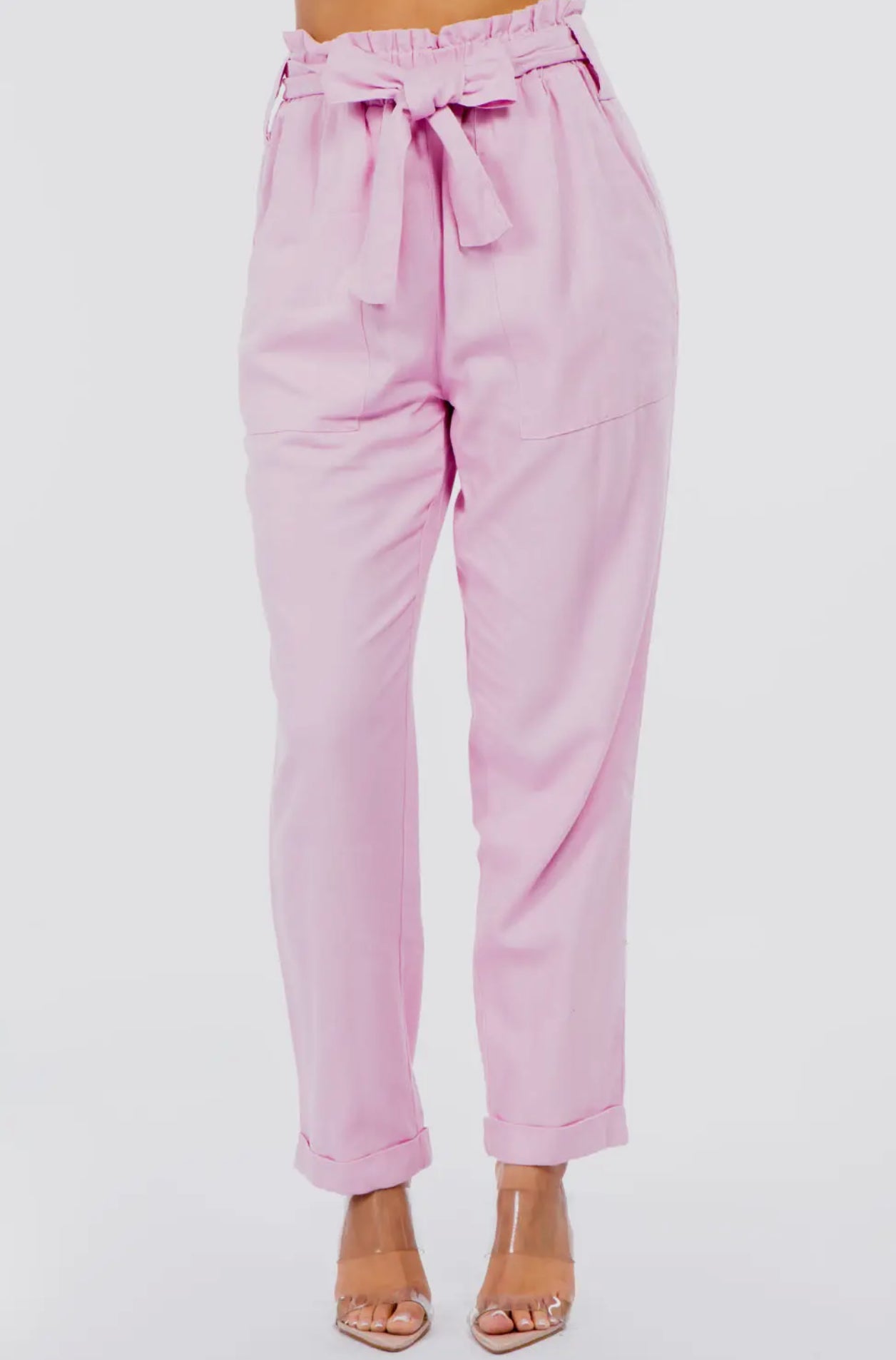 Peony paper bag pants