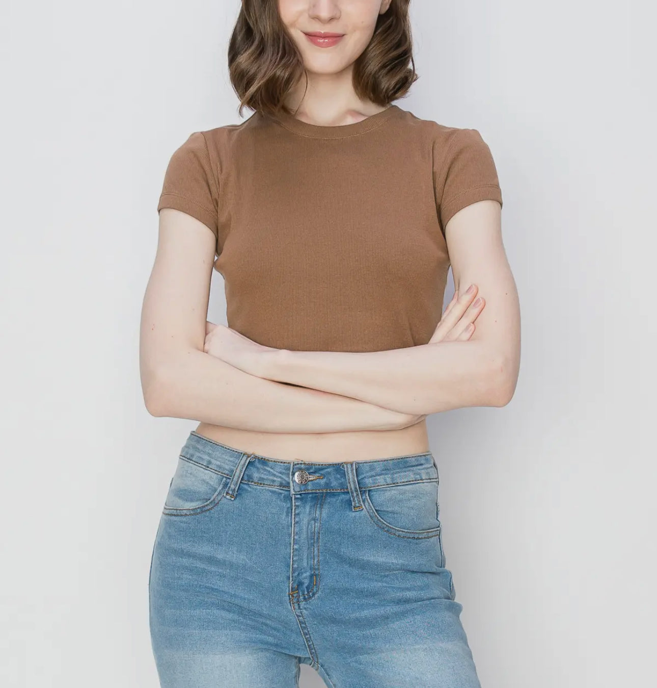 The ribbed baby tee