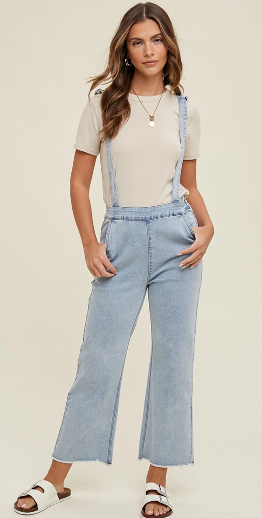 Murray denim overalls