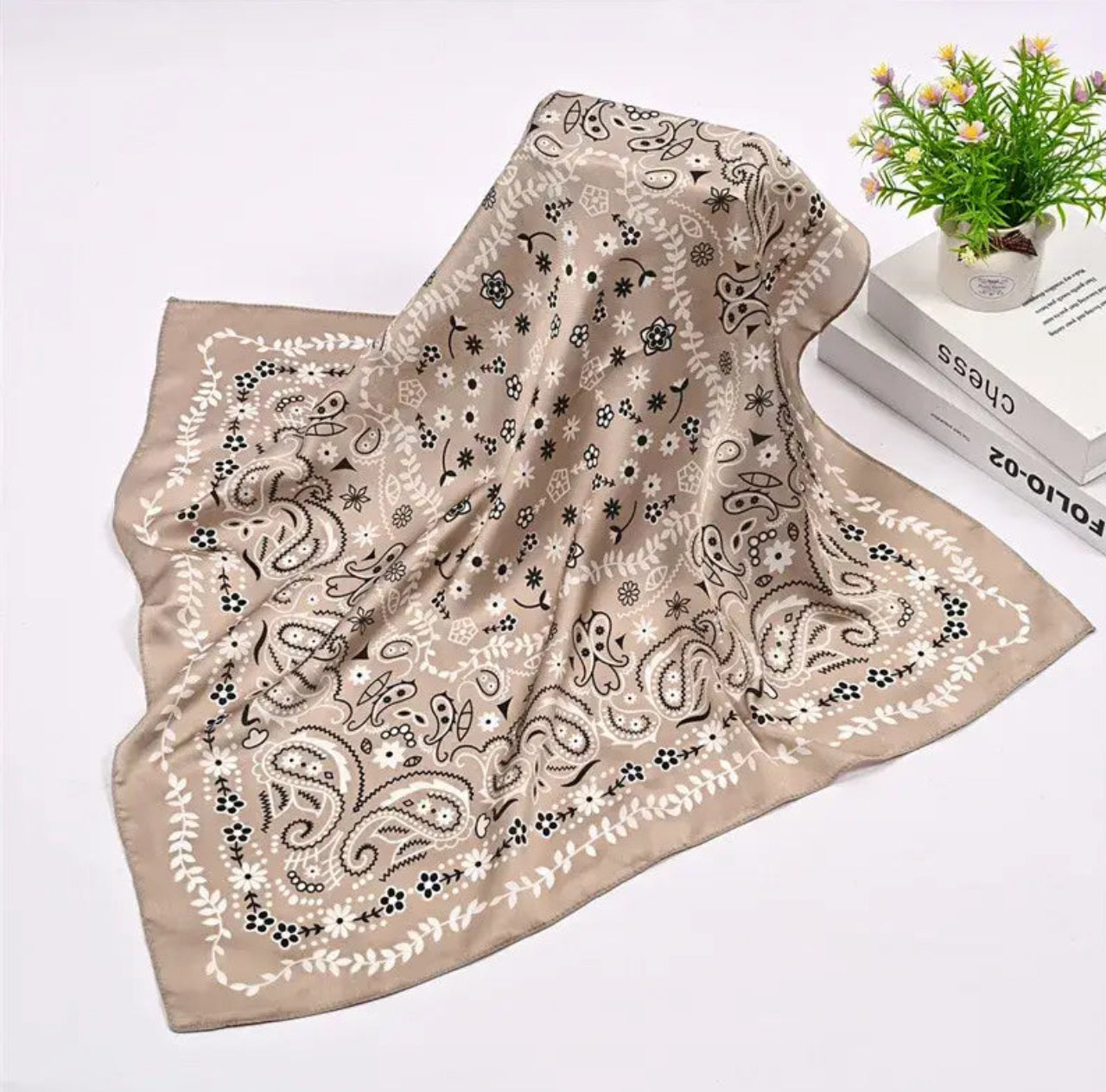 Western silk scarf Bandana Scarf(more colors)