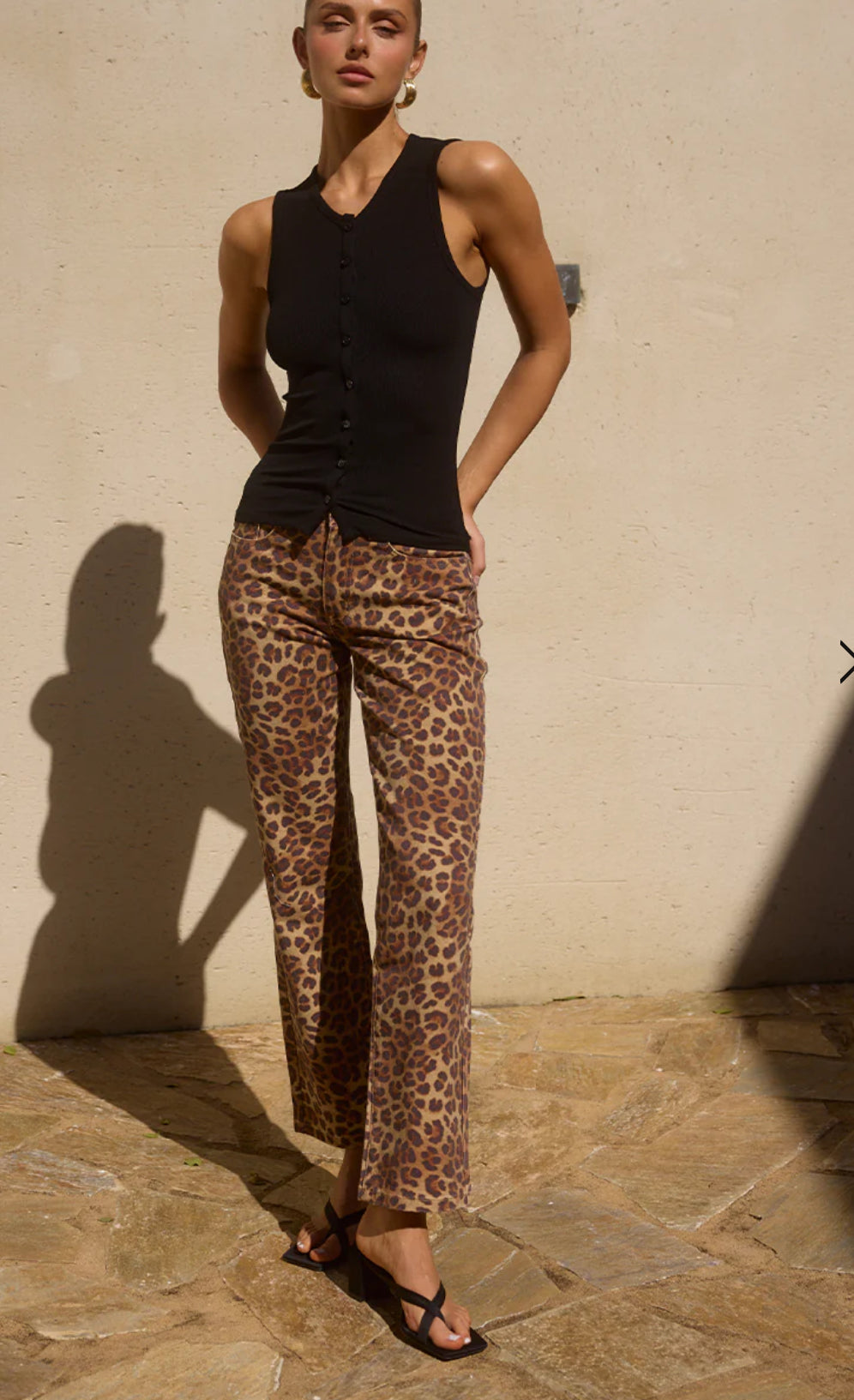 Gigi leopard pant