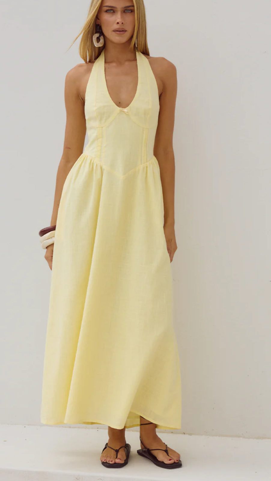 Limoni midi dress