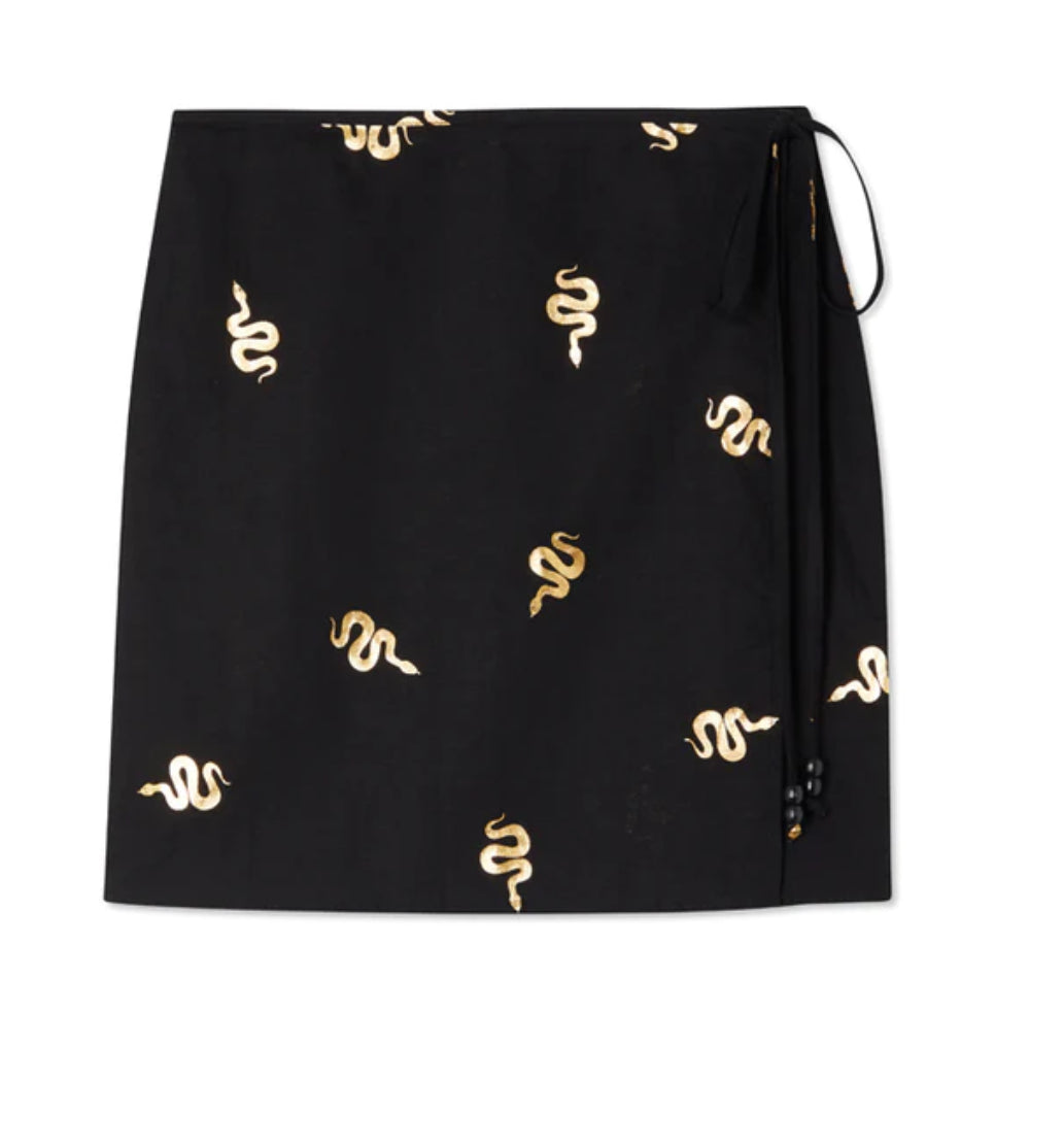 Black snake mini wrap by Never fully Dressed