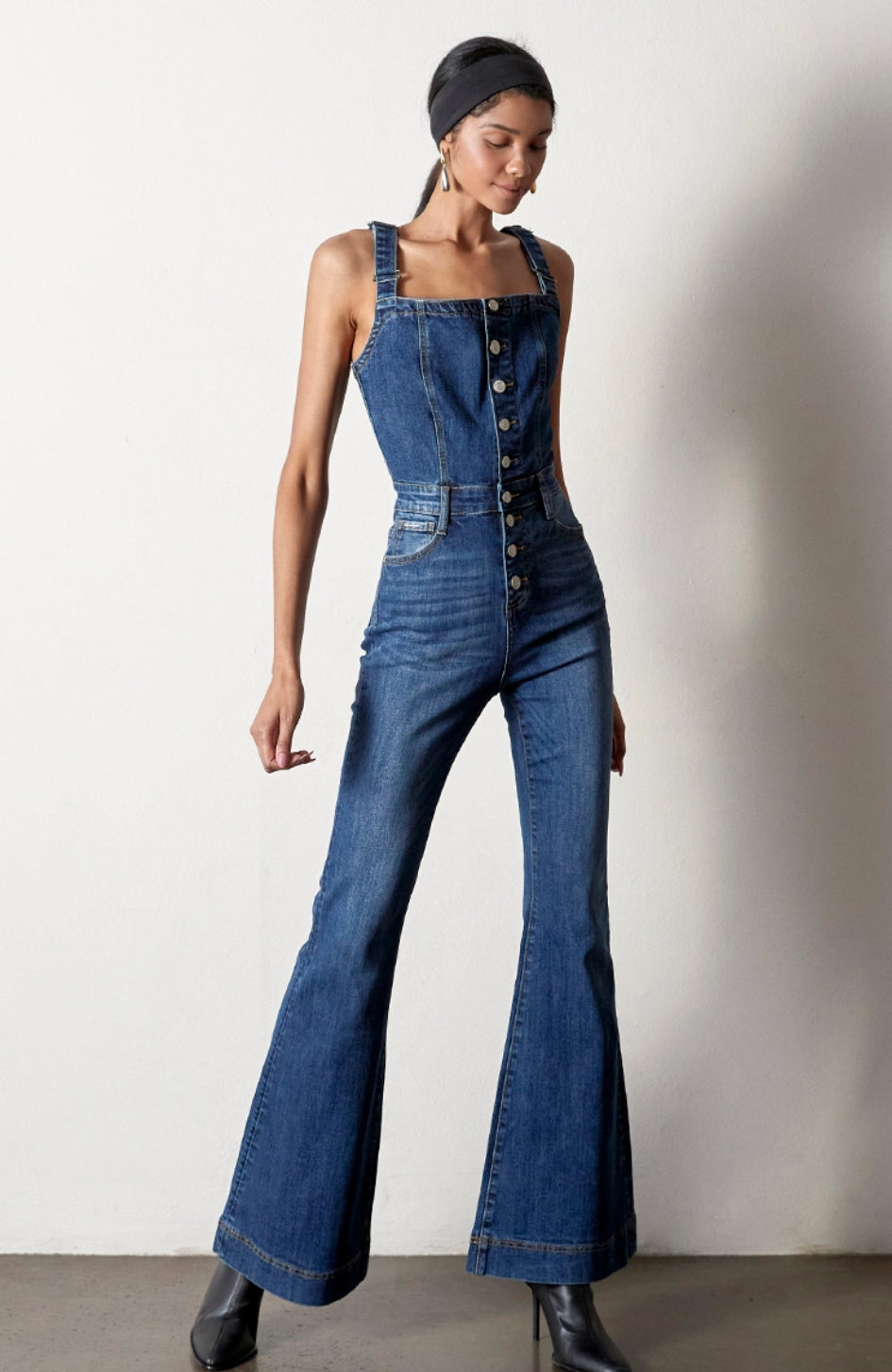 Good grace denim jumpsuit