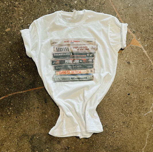 90’s cassettes tee