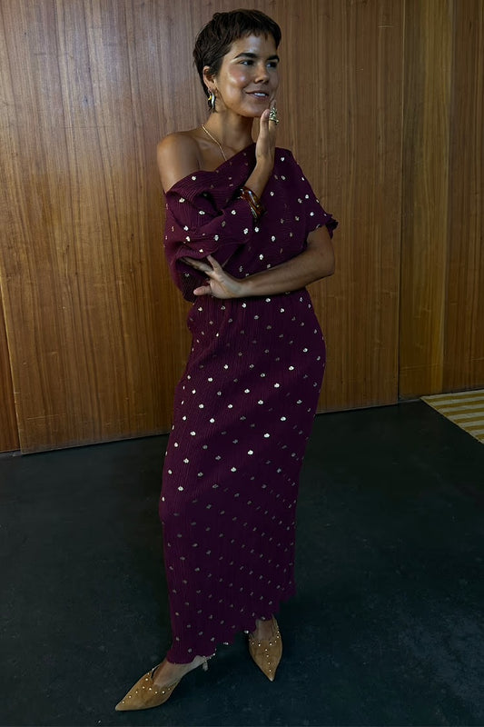 Tilly dress in Burgundy