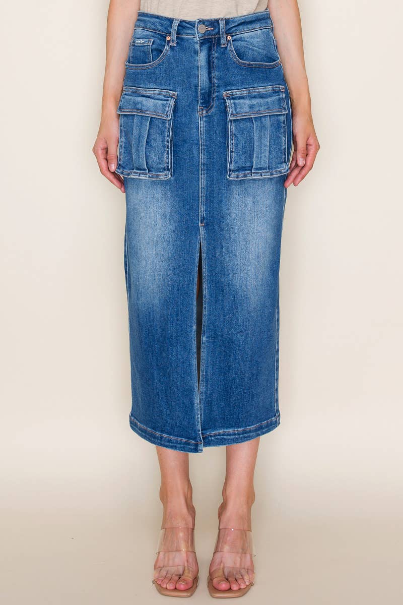 Kylie denim skirt