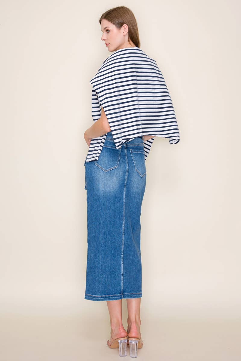Kylie denim skirt