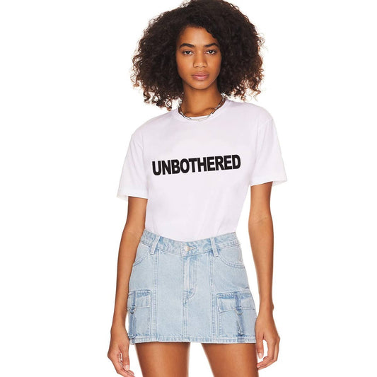 UNBOTHERED tee