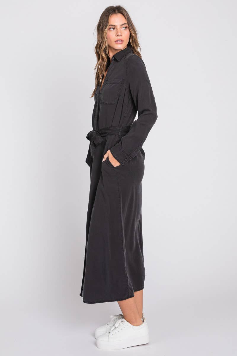 Nicola Denim Shirt Dress