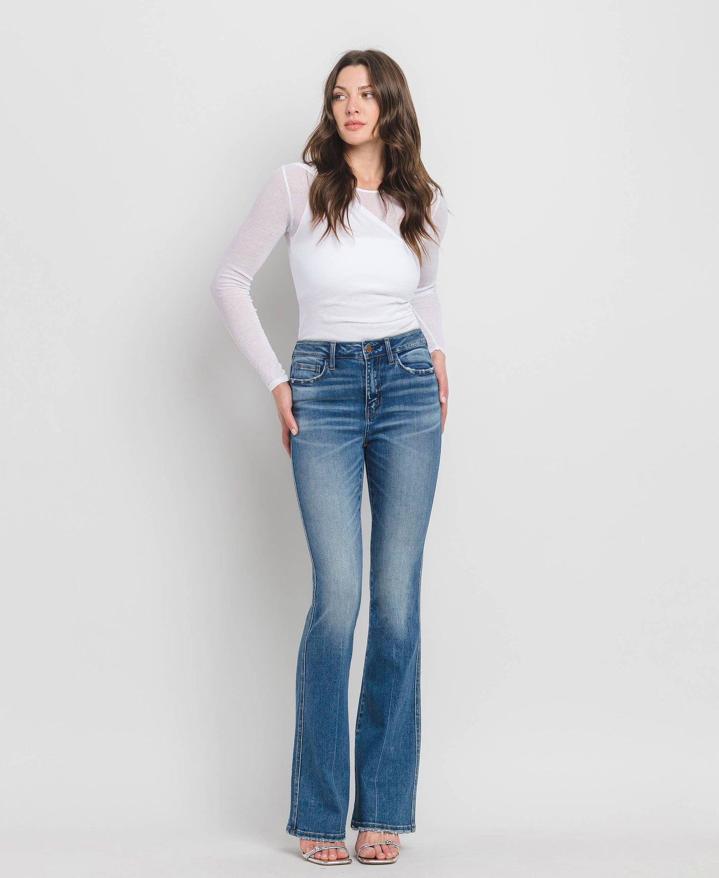Beyond blue bootcut jeans