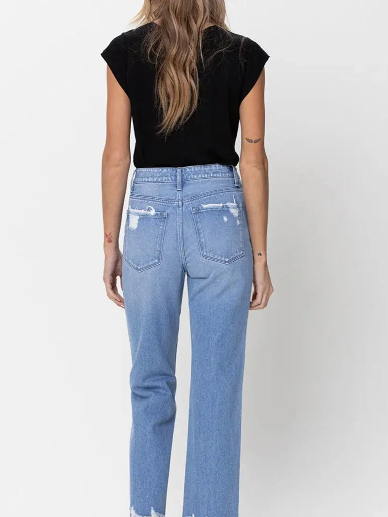 Angie high rise Vintage crop Jean